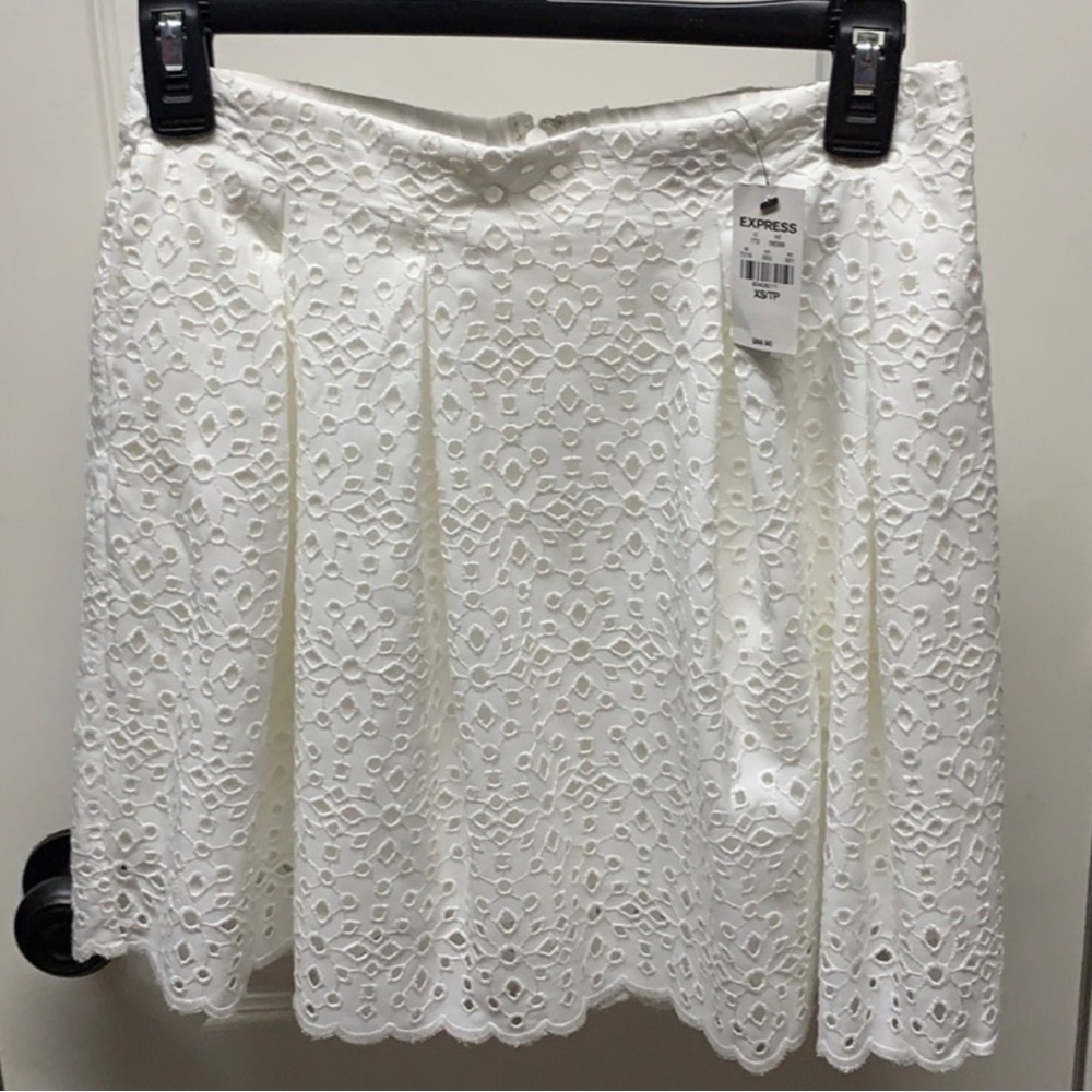 Express Brand New White Skirt